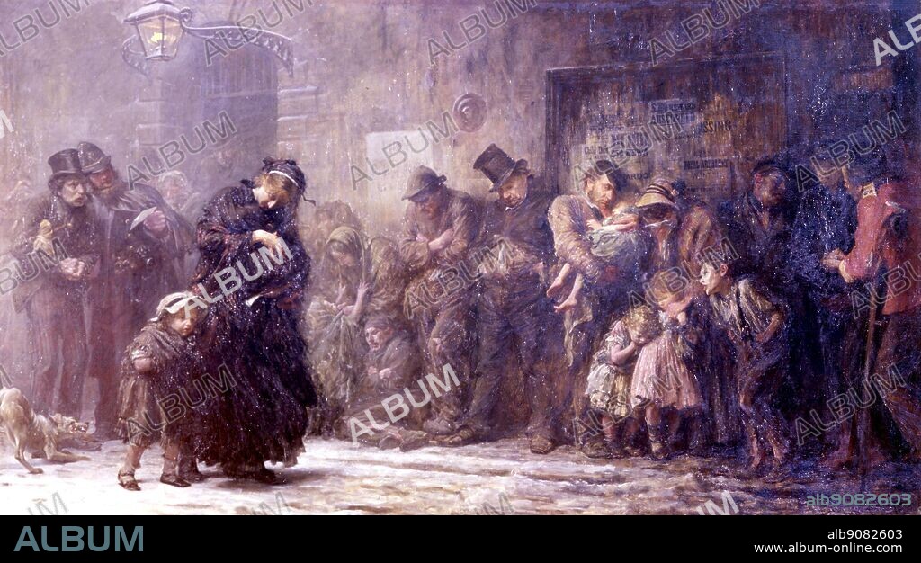 Applicants for admission to the Casual Ward by Sir Luke Fildes 1874.