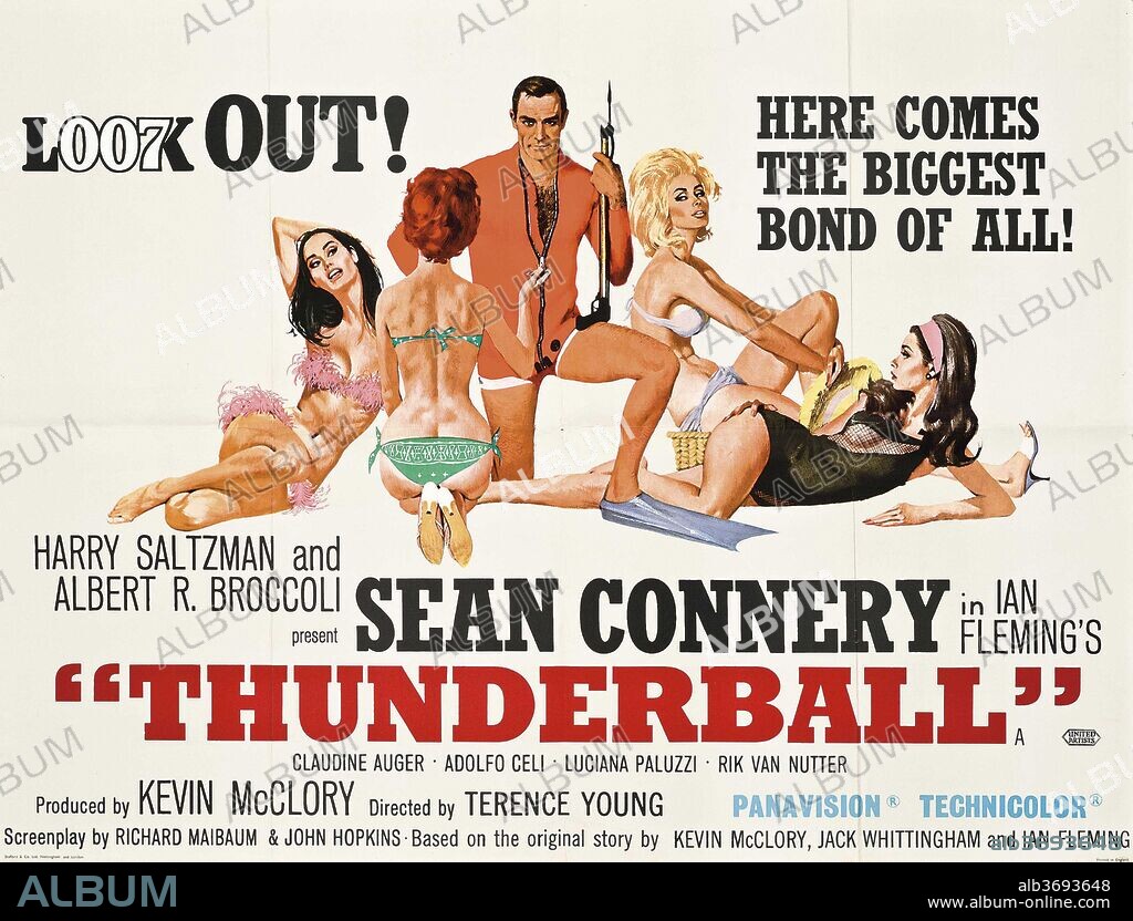 ROBERT MCGINNIS. Movie poster Thunderball.