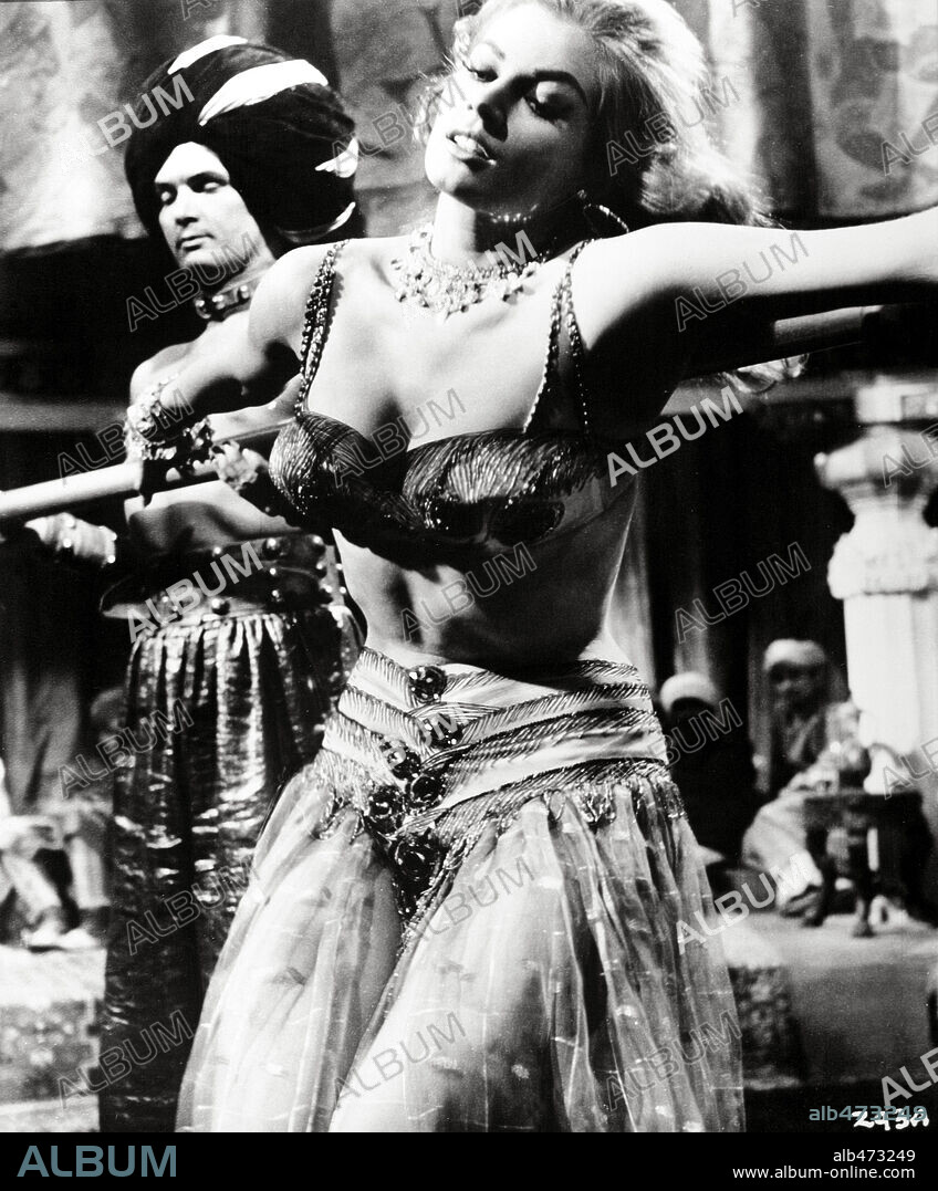 ANITA EKBERG in ZARAK, 1956, directed by TERENCE YOUNG.