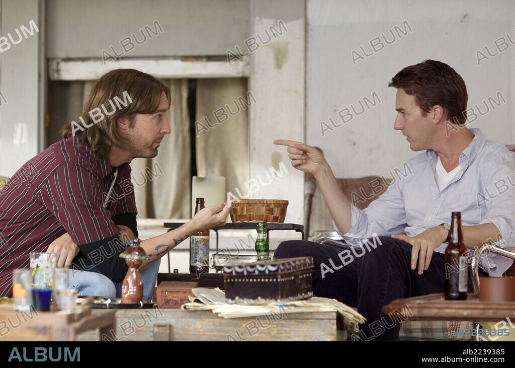 EDWARD NORTON in LEAVES OF GRASS, 2009, directed by TIM BLAKE NELSON. Copyright MILLENNIUM FILMS.