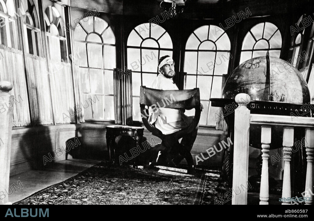 VINCENT PRICE in MASTER OF THE WORLD, 1961, directed by WILLIAM WITNEY. Copyright AIP.