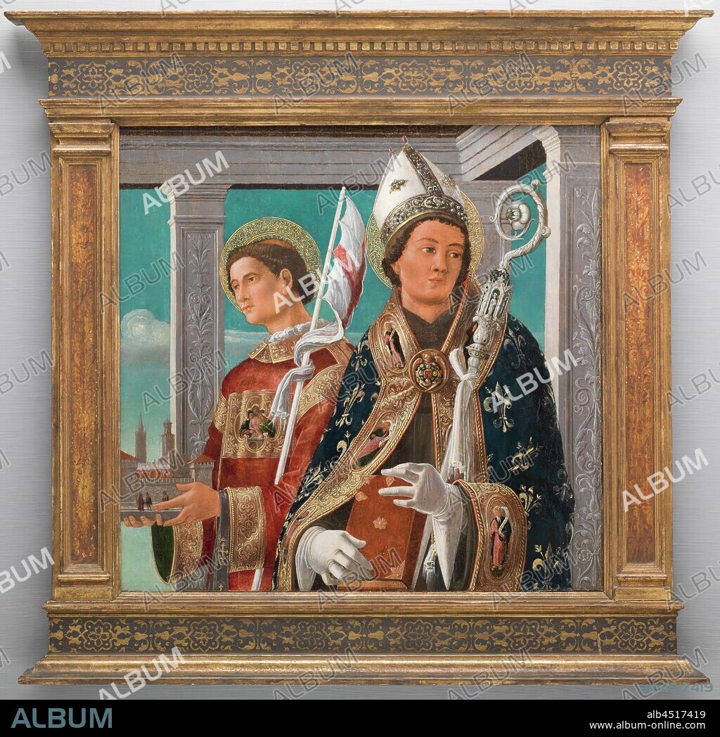 Jacopo da Montagnana, Italian, ca. between 1440 and 1450 - 1499, Saints  Daniel of Padua and Louis of Toulouse, between 1495 and 1499, tempera on  wood panel, Unframed: 25 3 - Album alb4517419