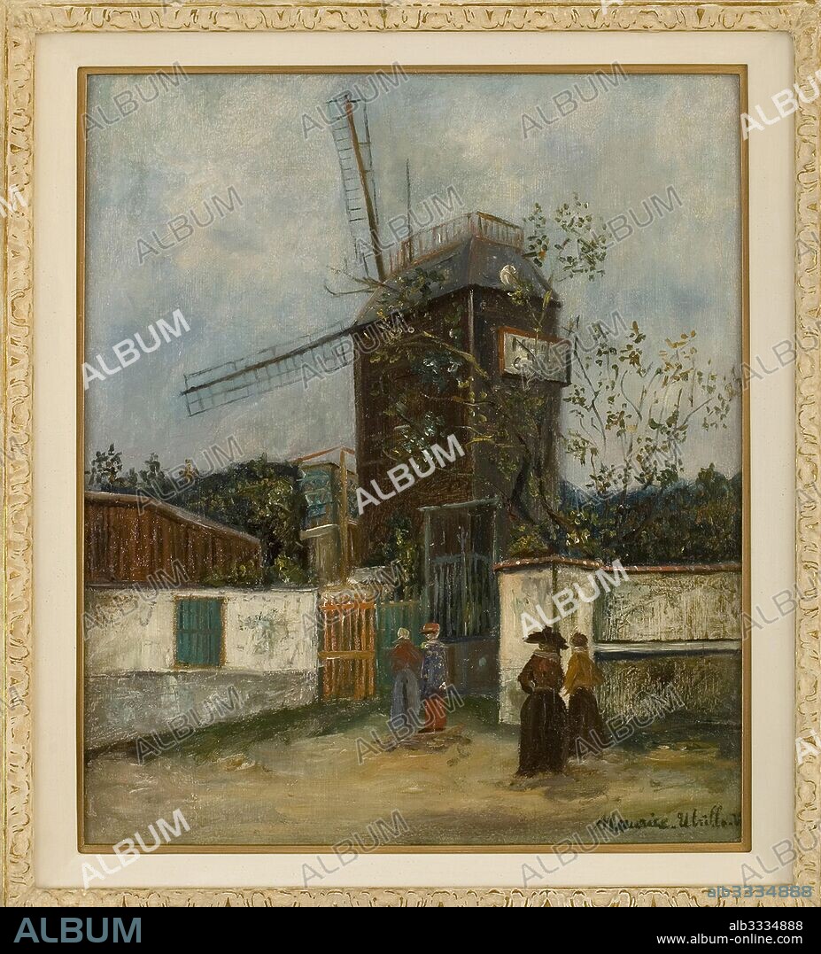 MAURICE UTRILLO. Le Moulin de La Galette.