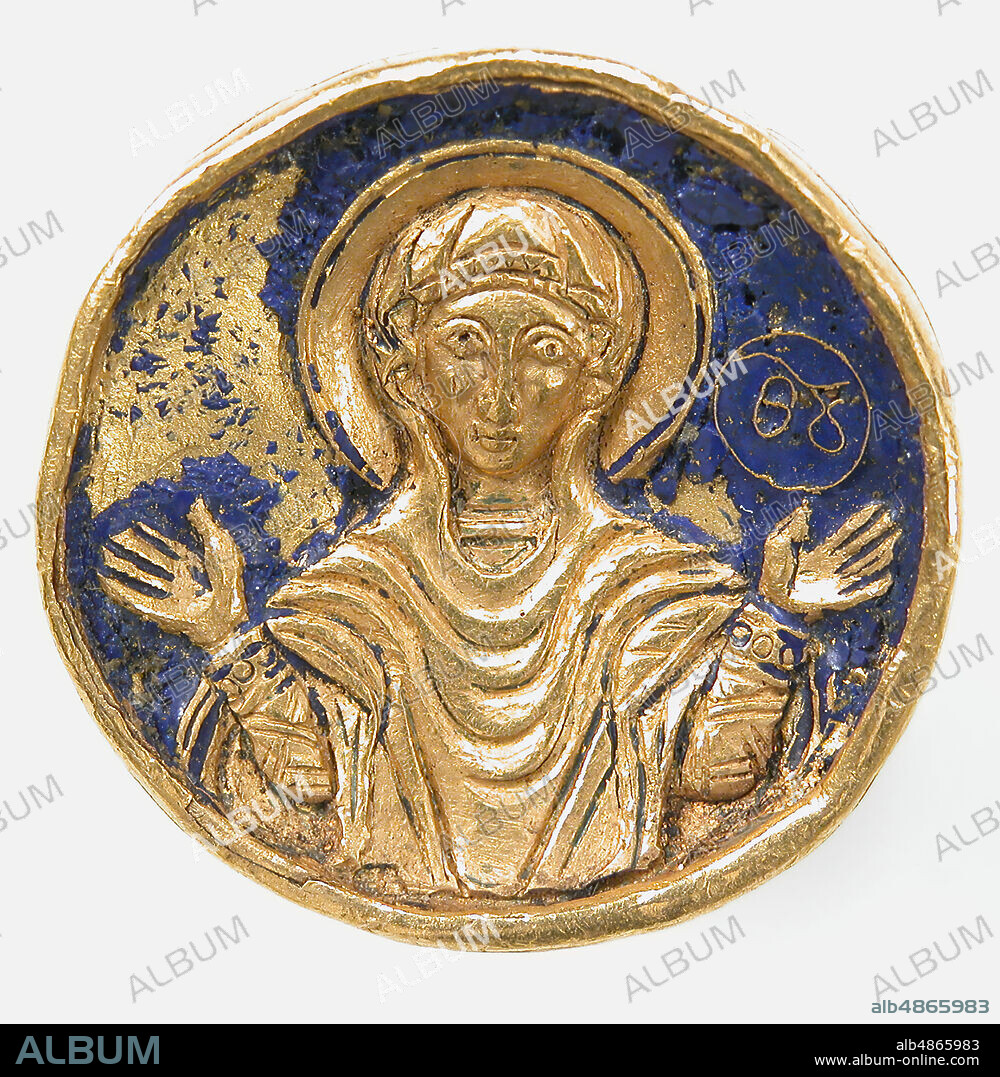 Ring with Enamel Bezel, Byzantine, 19th or 20th century (12th-13th century style).