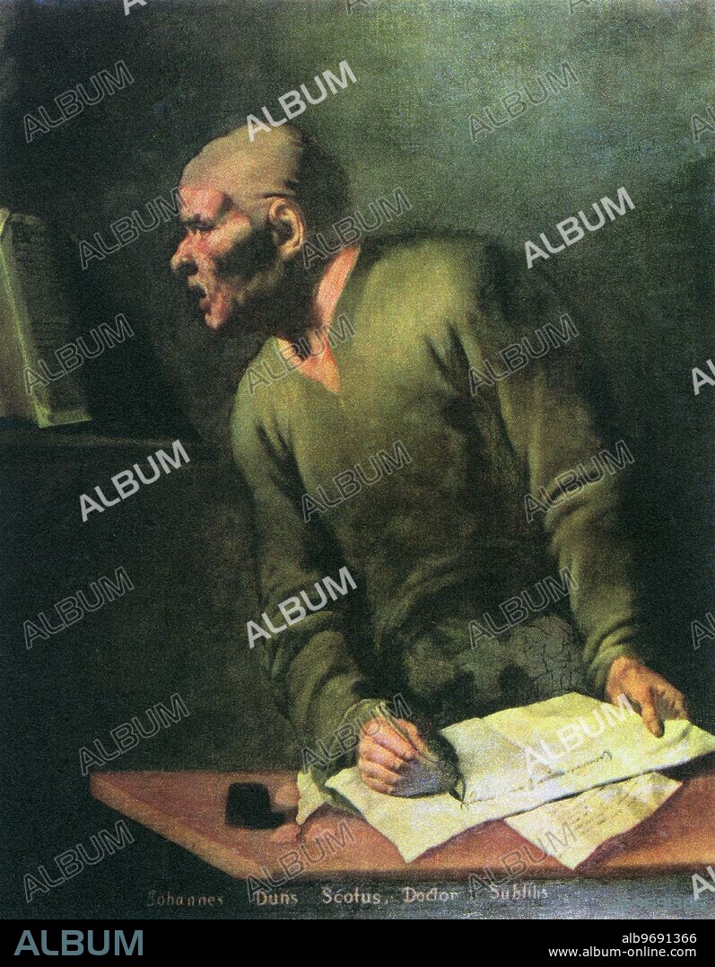 Duns Scotus - 17th century oil painting - Blessed John Duns Scotus (c.1266 - 8 November 1308) - nicknamed Doctor Subtilis. ©TopFoto.