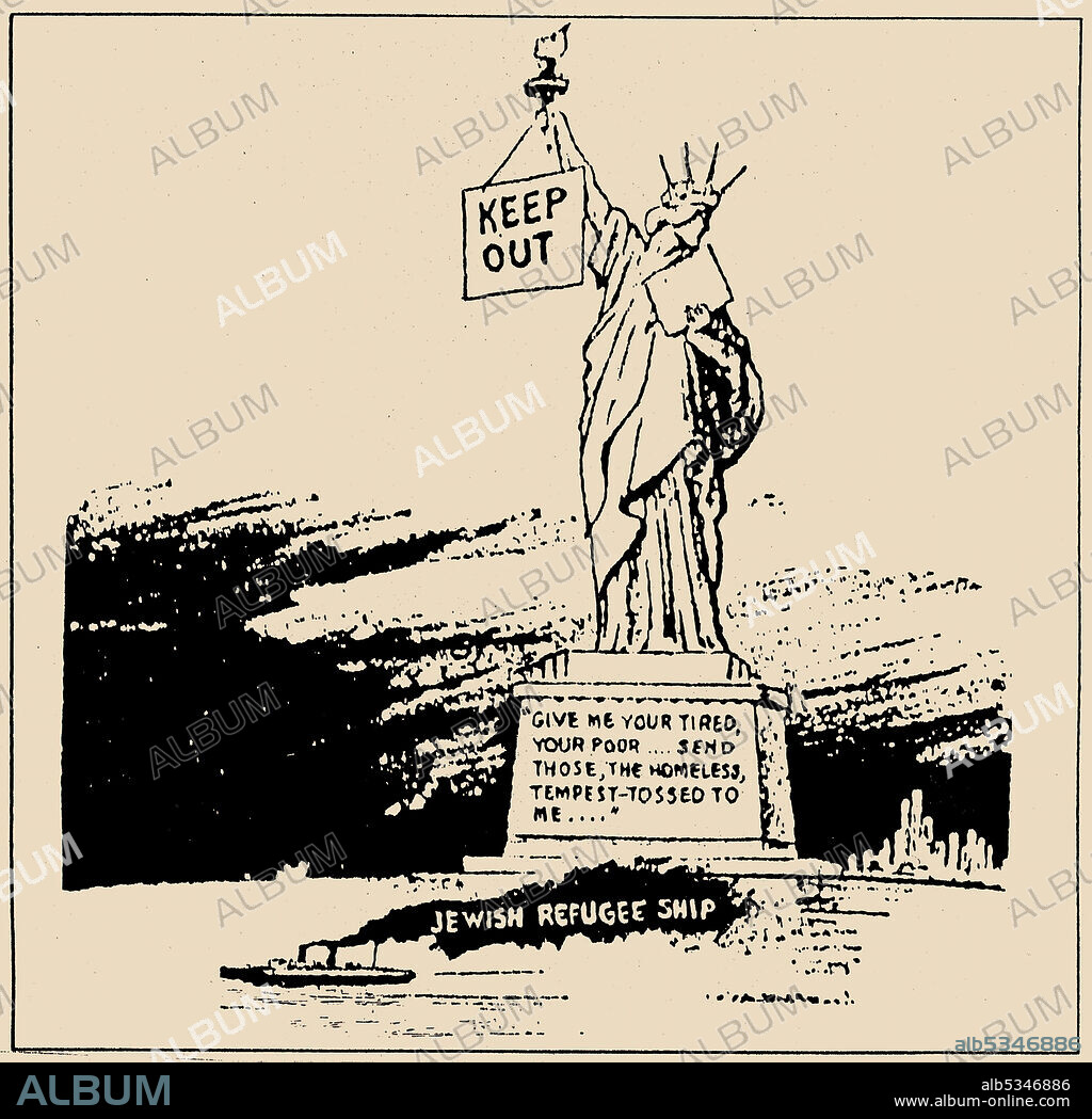 FRED L. PACKER. The Voyage of the Damned (From New York Daily Mirror).