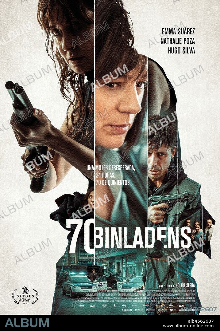 Poster de 70 BINLADENS, 2018, dirigida por KOLDO SERRA. Copyright Sayaka Producciones Audiovisuales / Nahikari Ipiña / Pokeeps.