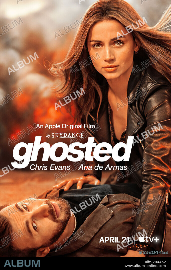 Poster of GHOSTED, 2023, directed by DEXTER FLETCHER. Copyright Apple Original Films.