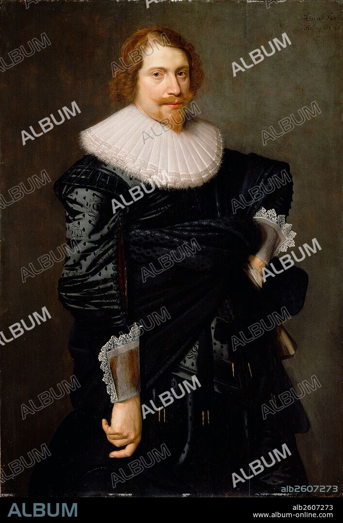 Portrait of a Man; Nicolaes Eliasz. Pickenoy, Dutch, 1590/1591 - 1654/1656; 1632; Oil on panel; Unframed: 121.9 x 85.1 cm (48 x 33 1/2 in.), Framed: 147.3 x 111.4 x 6 cm (58 x 43 7/8 x 2 3/8 in.).