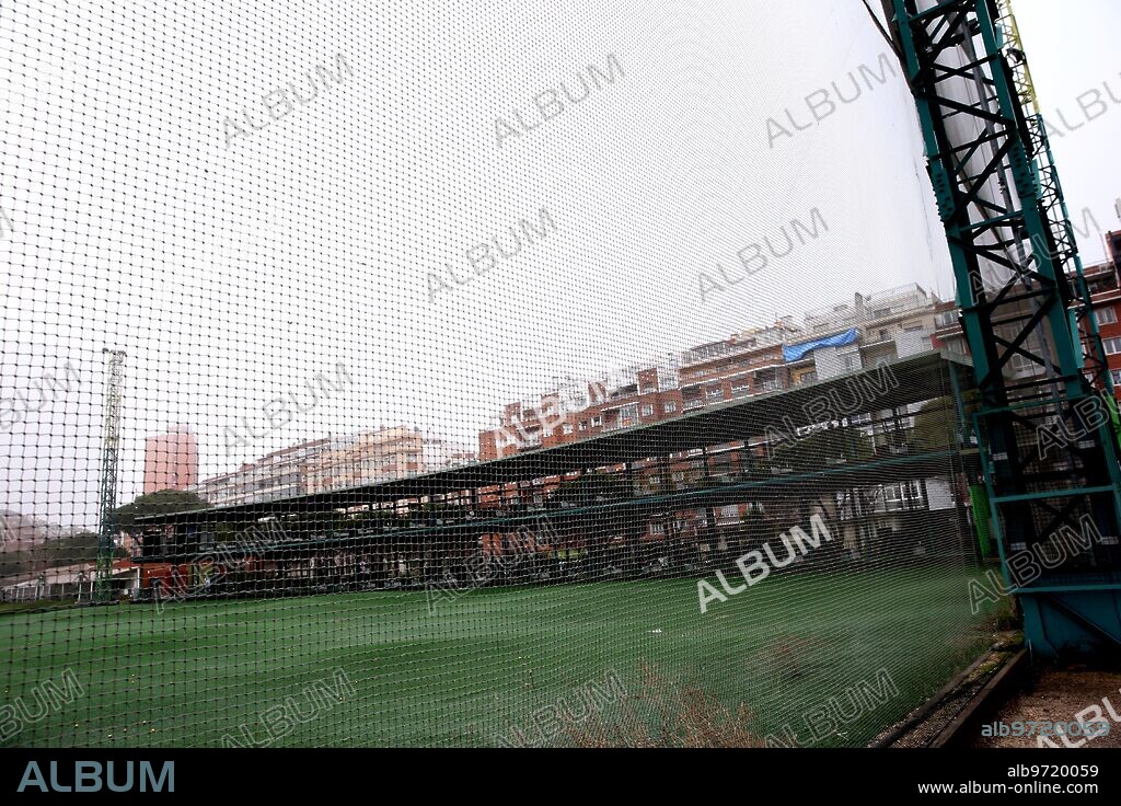 Madrid, 09/15/2016. Demolition of the golf course of the Canal de Isabel II sports facilities in Ríos Rosas. Photo: Ernesto Agudo. ARCHDC.