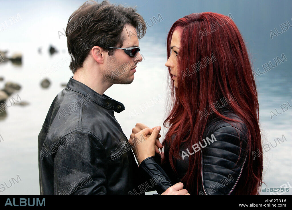 FAMKE JANSSEN, HALLE BERRY, HUGH JACKMAN y JAMES MARSDEN en X-MEN 3: LA DECISION FINAL, 2006 (X-MEN: THE LAST STAND), dirigida por BRETT RATNER. Copyright 20TH CENTURY FOX.
