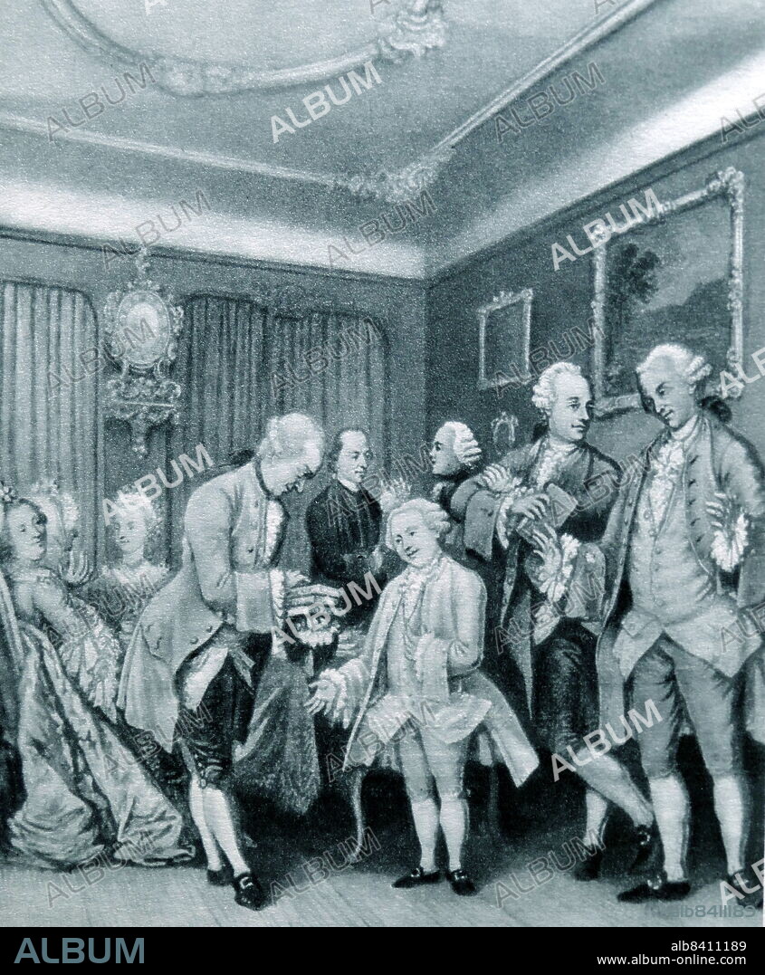 Visite de Wolfgang Mozart and Salomon Gessner, a Zurich, 1832. Wolfgang Amadeus Mozart (27 January 1756 - 5 December 1791), baptised as Joannes Chrysostomus Wolfgangus Theophilus Mozart, was a prolific and influential composer of the Classical period. Salomon Gessner (1730-1788) was a Swiss painter, graphic artist, government official, newspaper publisher and poet.
