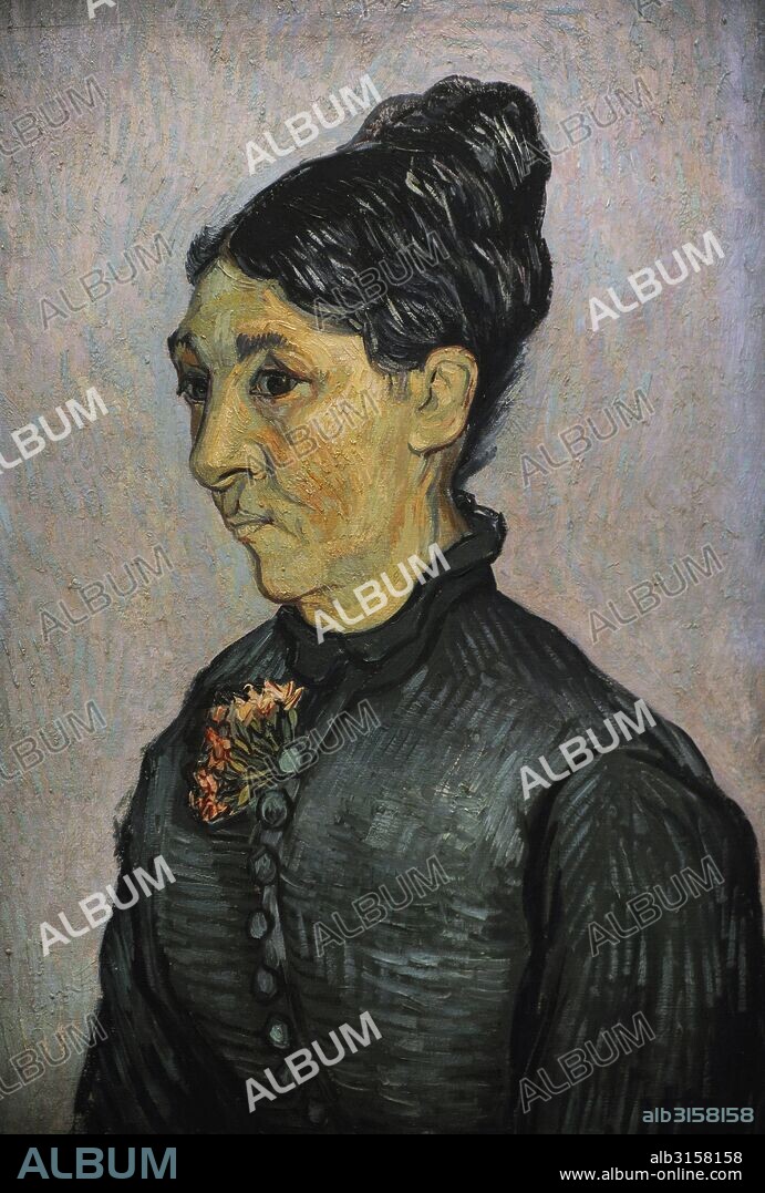 Vincent Van Gogh (1853-1890). Dutch Post-Impressionist painter. Portrait of Madame Trabuc, 1889. Oil on canvas. Hermitage Museum (The State Hermitage Museum). St. Petersburg. Russia.