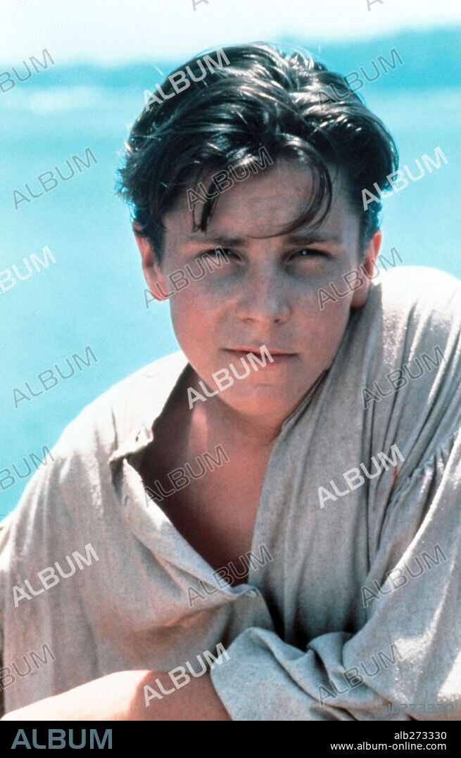 CHRISTIAN BALE en LA ISLA DEL TESORO, 1990 (TREASURE ISLAND), dirigida por FRASER HESTON. Copyright WARNER BROTHERS.