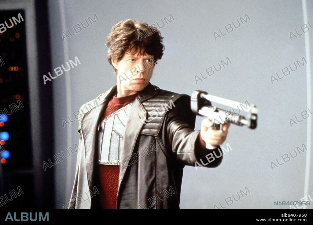 MICK JAGGER en FREEJACK: SIN IDENTIDAD, 1992 (FREEJACK), dirigida por GEOFF MURPHY. Copyright WARNER BROS/MORGAN CREEK.