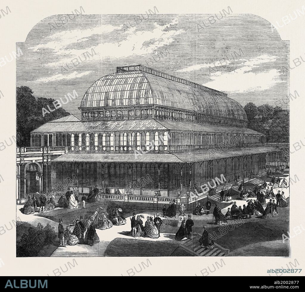 THE CONSERVATORY IN THE ROYAL HORTICULTURAL SOCIETY'S GARDENS, SOUTH KENSINGTON.