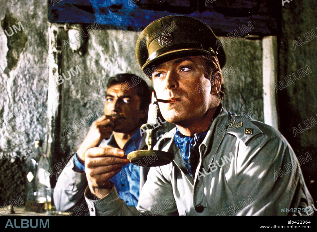 MICHAEL CAINE en MERCENARIOS SIN GLORIA, 1968 (PLAY DIRTY), dirigida por ANDRE DE TOTH. Copyright LOWNDES PRODUCTIONS LIMITED.