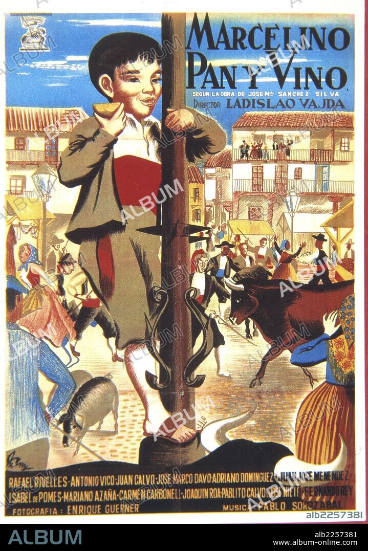 PELICULA : MARCELINO PAN Y VINO , 1954. BASADA EN EL CUENTO HOMONIMO DE JOSE MARIA SANCHEZ SILVA. DIRECTOR : LADISLAO VAJDA. ACTORES : PABLITO CALVO , RAFAEL RIVELLES.