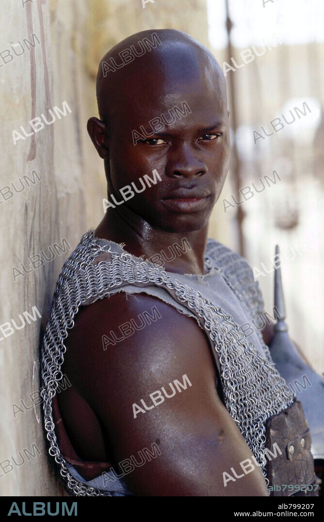 DJIMON HOUNSOU en GLADIATOR, 2000, dirigida por RIDLEY SCOTT. Copyright DREAMWORKS/UNIVERSAL PICTURES / BUITENDIJK, JAAP.