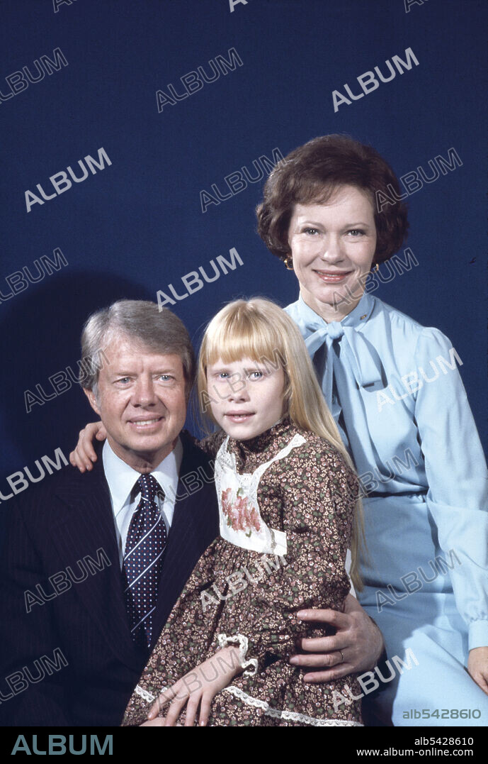 U.S. President Jimmy Carter, Rosalynn Carter and Amy Carter, Family Portrait, Bernard Gotfryd, 1977.