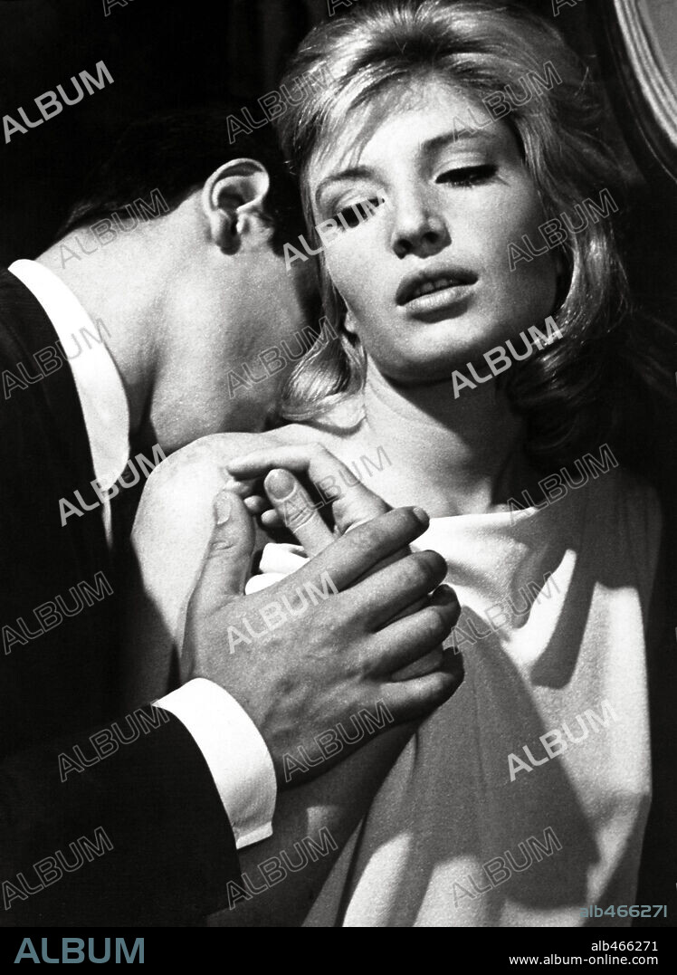 ALAIN DELON und MONICA VITTI in L' ECLISSE, 1962, unter der Regie von MICHELANGELO ANTONIONI. Copyright INTEROPA-CINERIZ-PARIS/TIMES.