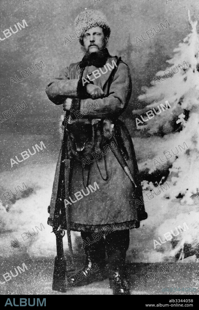 RUSSIAN PHOTOGRAPHER. Portrait of Grand Duke Nicholas Nikolaevich (the Elder) of Russia (1831-1891).