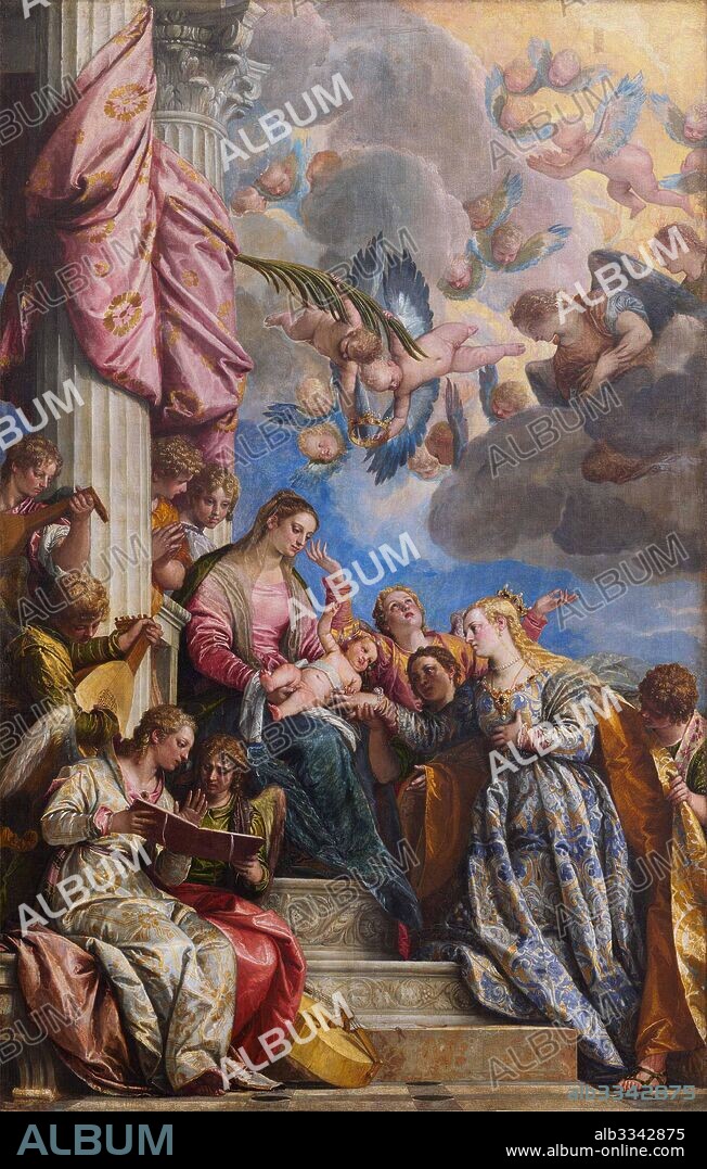 PAOLO VERONESE. The Mystical Marriage of Saint Catherine.