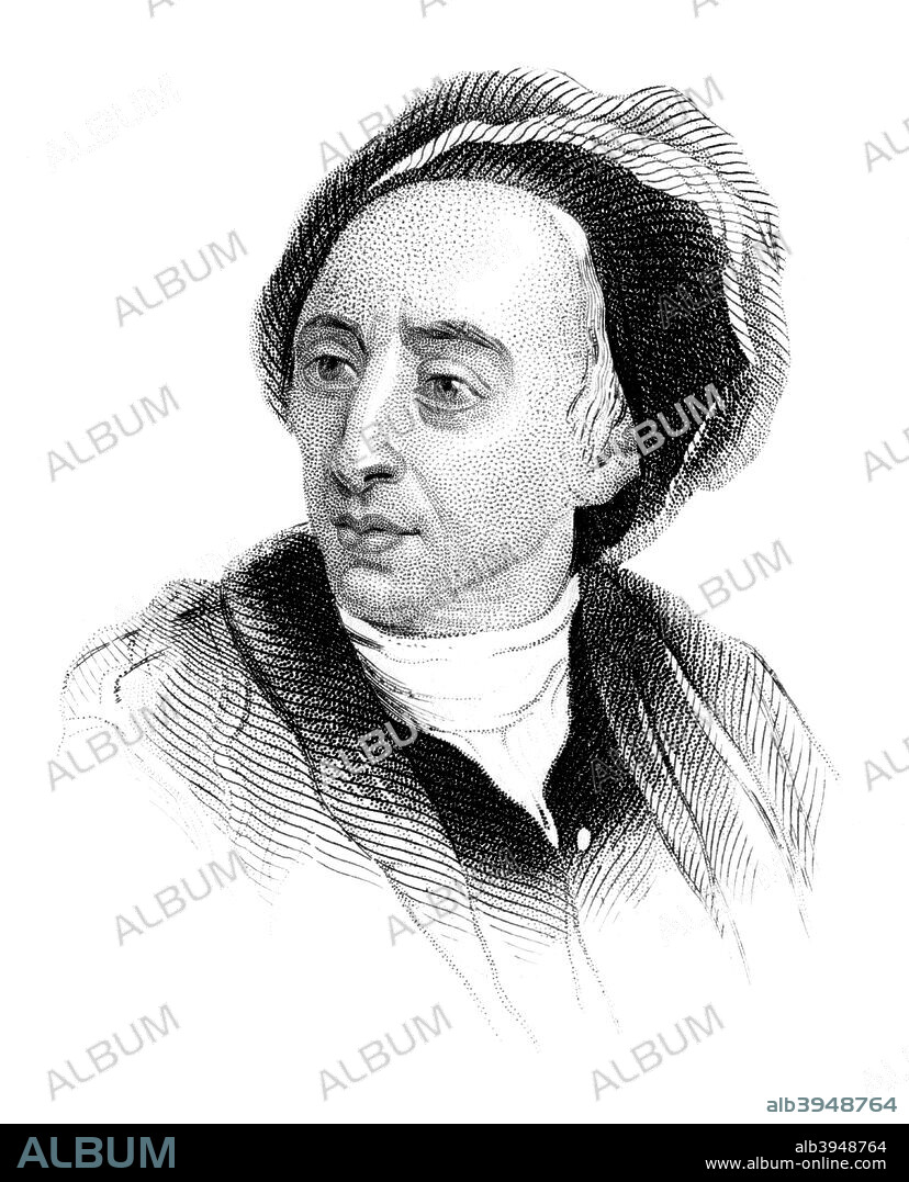 Alexander Pope, English poet of the early eighteenth century, (c1850). Pope (1688-1744) is considered one of the greatest English poets of the eighteenth century. Taken from the book Old England's Worthies. (London, c1850).