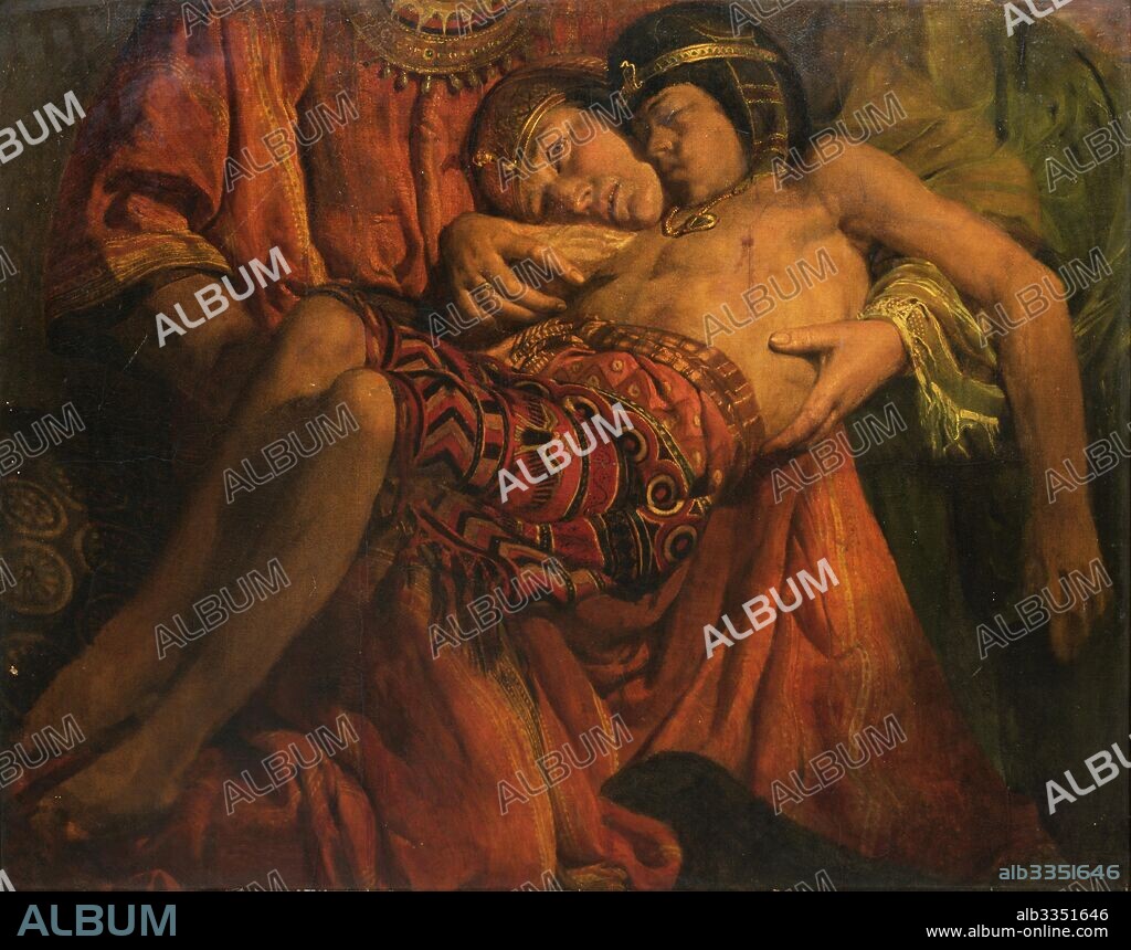 SIR LAWRENCE ALMA-TADEMA. Death of the Pharaoh's Firstborn Son.