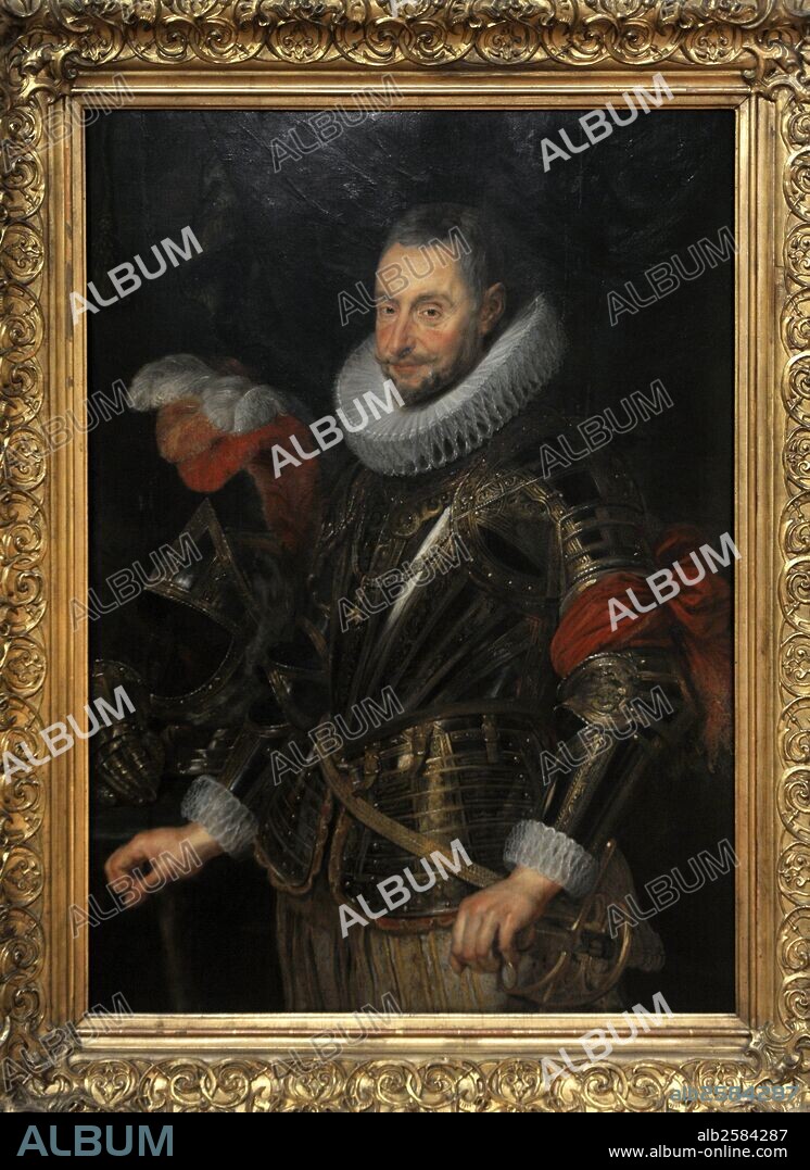 PETER PAUL RUBENS. ARTE BARROCO. FLANDES. RUBENS, Peter Paul (Siegen, 1577-Amberes, 1640). Pintor flamenco. Retrato del marqués Ambrogio Spinola (1569-1630). Galería Nacional de Praga (Sternberg Palace). República Checa.