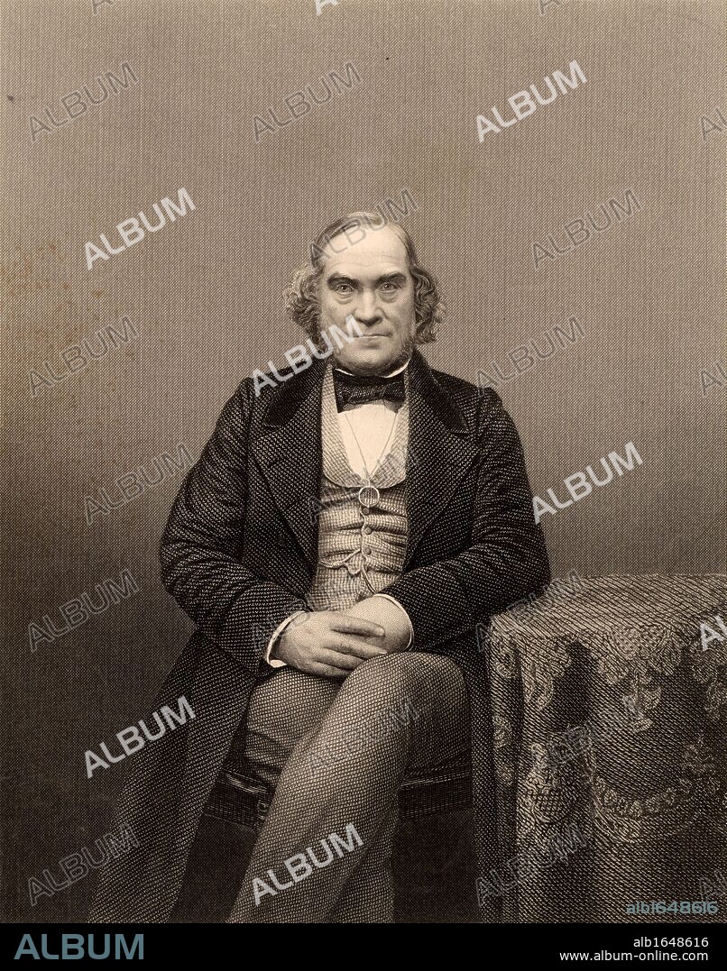 James Wilson (1805-1860) British politician and economist born at Hawick, Scotland. Liberal Member of Parliament for Westbury, Wiltshire, 1847.  Campaigner for Free Trade. Founder of the magazine "The Economist" in 1834.  Engraving from "The Illustrated News of the World" (London, c1860).  (Photo by: Universal History Archive/UIG via Getty Images).
