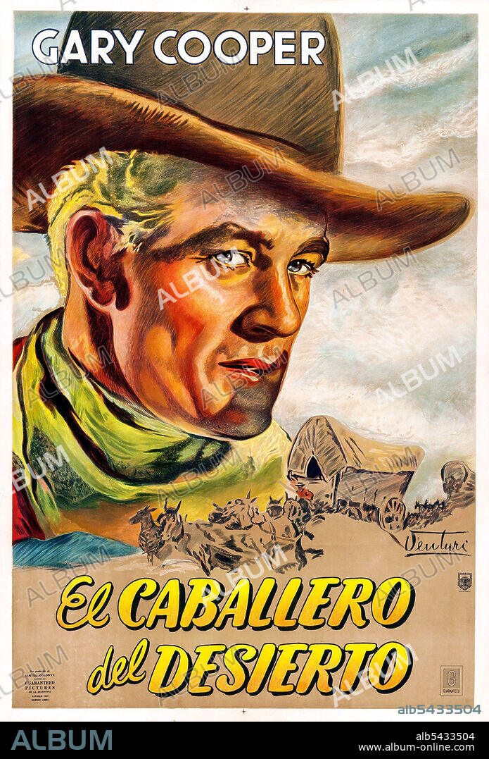 GARY COOPER en EL FORASTERO, 1940 (THE WESTERNER), dirigida por WILLIAM WYLER. Copyright UNITED ARTISTS/SAMUEL GOLDWYN.