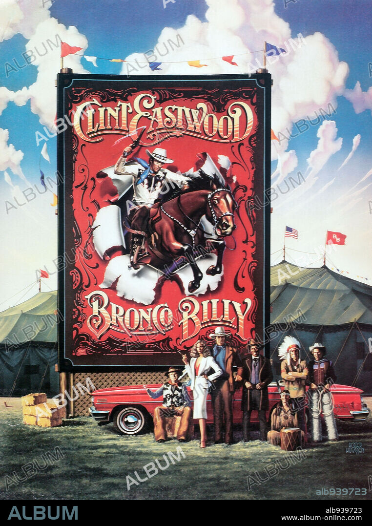 Poster of BRONCO BILLY, 1980, directed by CLINT EASTWOOD. Copyright WARNER BROTHERS.