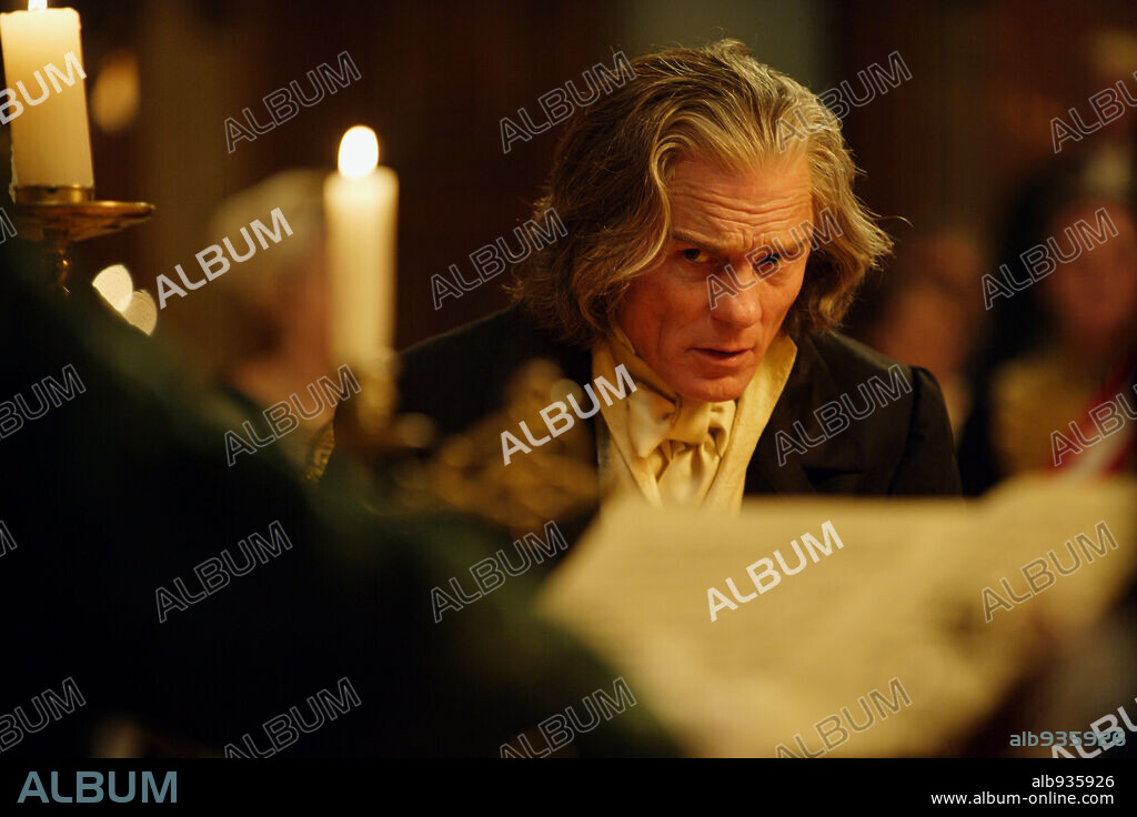 LUDWIG VAN BEETHOVEN and ED HARRIS. ED HARRIS in COPYING BEETHOVEN, 2006, directed by AGNIESZKA HOLLAND. Copyright SIDNEY KIMMEL ENTERTAINMENT.