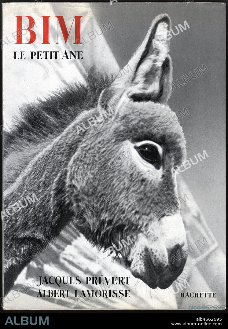 Bim le petit ane de Jacques PREVERT (1900-1977). Photographie de 1955 par Albert LAMORISSE (1922-1970). Credit : Collection Jonas/Kharbine-Tapabor.
