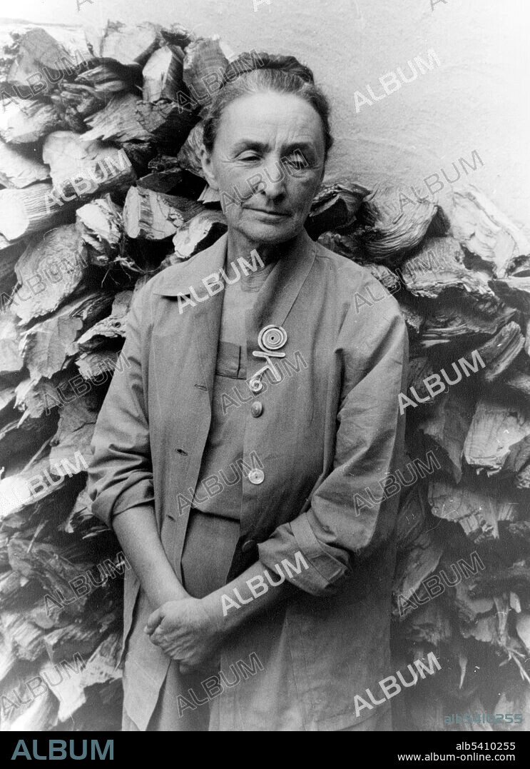 Georgia Totto O'Keeffe (November 15, 1887 - March 6, 1986) was an American artist. She was known for her paintings of enlarged flowers, New York skyscrapers, and New Mexico landscapes. O'Keeffe has been recognized as the "Mother of American modernism". Alfred Stieglitz, an art dealer and photographer, held an exhibit of her works in 1917.  He promoted and exhibited her works and a personal relationship developed that led to their marriage. They lived together in New York until 1929, when O'Keeffe began spending part of the year in the Southwest, which served as inspiration for her paintings of landscapes and animal skulls.  Carl Van Vechten August 16, 1950.