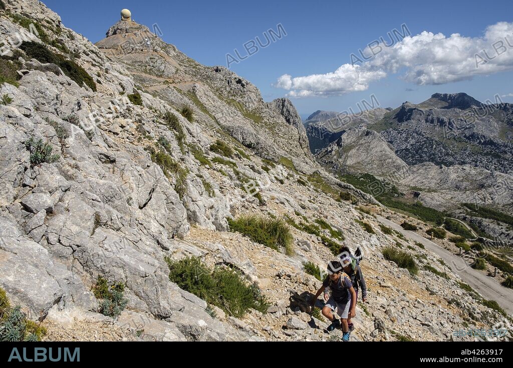 Puig Major, punto más elevado de las Islas Baleares, 1445 metros de altitud , Sierra de Tramuntana, municipio de Escorca, Mallorca, balearic islands, Spain.