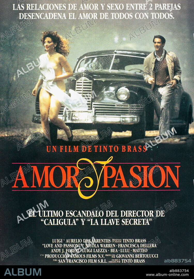 Poster de AMOR Y PASIÓN, 1987 (CAPRICCIO), dirigida por TINTO BRASS.