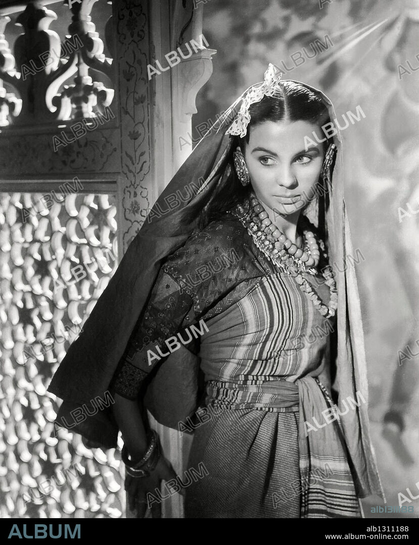 JEAN SIMMONS in BLACK NARCISSUS, 1947, directed by EMERIC PRESSBURGER. Copyright THE ARCHERS.