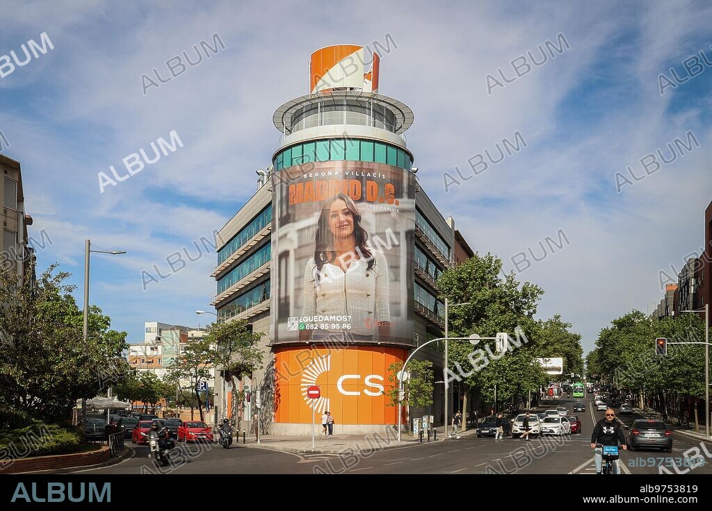 Madrid, 19/04/2023. Sede del partido de Ciudadanos en la calle de Alcalá. Foto: Tania Sieira. ARCHDC.