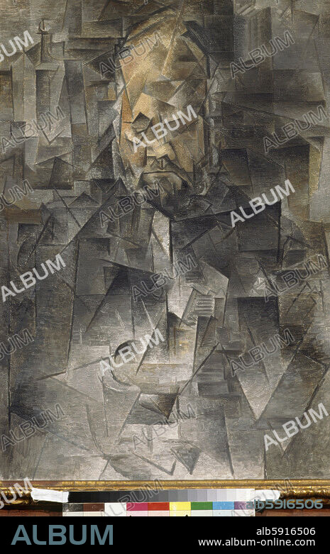 Ambroise Vollard (1910, von Pablo Picasso, *1881 - +1973). Öl auf Leinwand, 92 × 65 cm. Ambroise Vollard war der Kunsthändler Picassos. Moskau, Puschkin-Museum (Rußland). [Reproduktionsgenehmigung erforderlich-Reproduction permission necessary] [Reproduktionsgenehmigung erforderlich-Reproduction permission necessary].