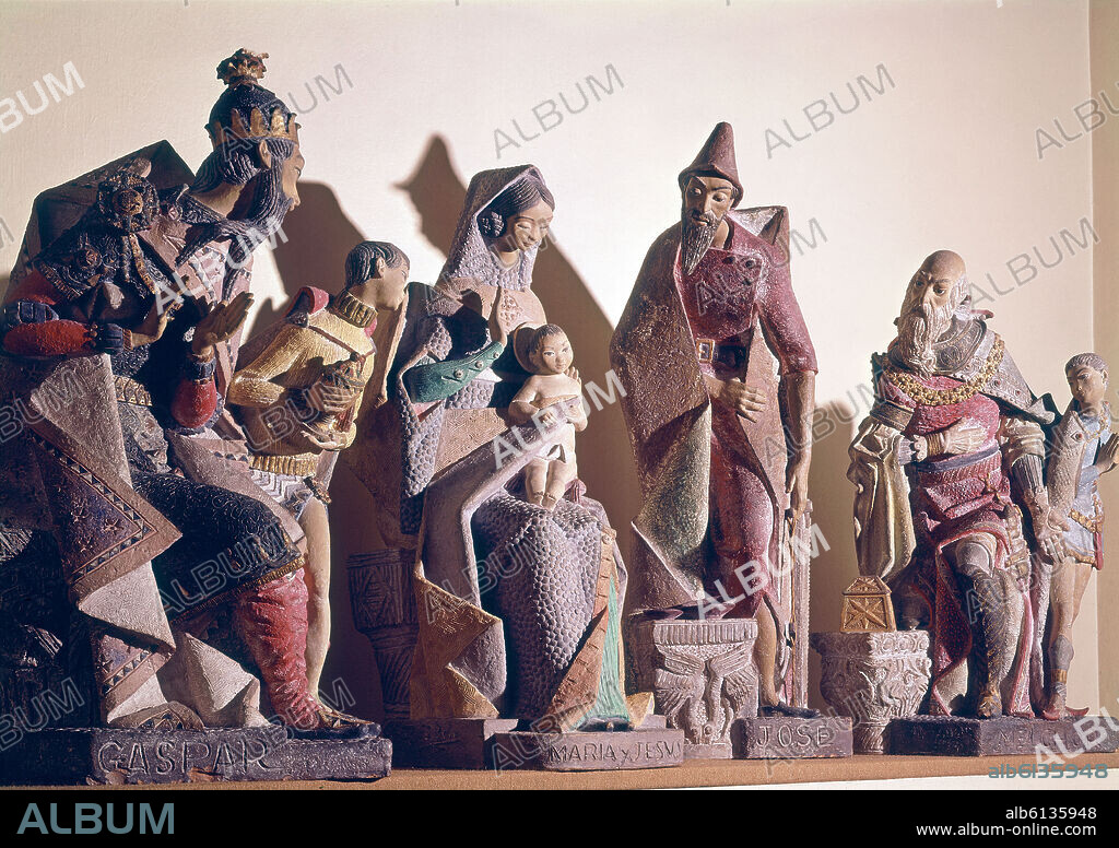 POLO JUAN 1923 /-JUAN POLO VELASCO. FIGURAS DEL BELEN-EPIFANIA-(CORDOBA).