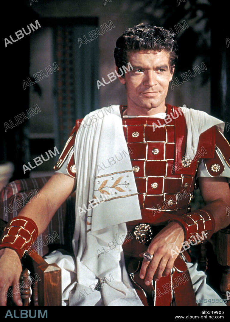 STEPHEN BOYD en BEN-HUR, 1959, dirigida por WILLIAM WYLER. Copyright M.G.M.