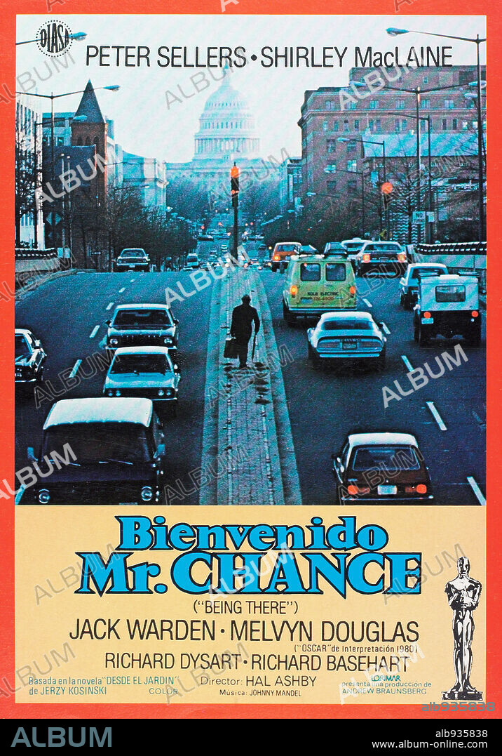 Poster de BIENVENIDO MR. CHANCE, 1979 (BEING THERE). Copyright UNITED ARTISTS.
