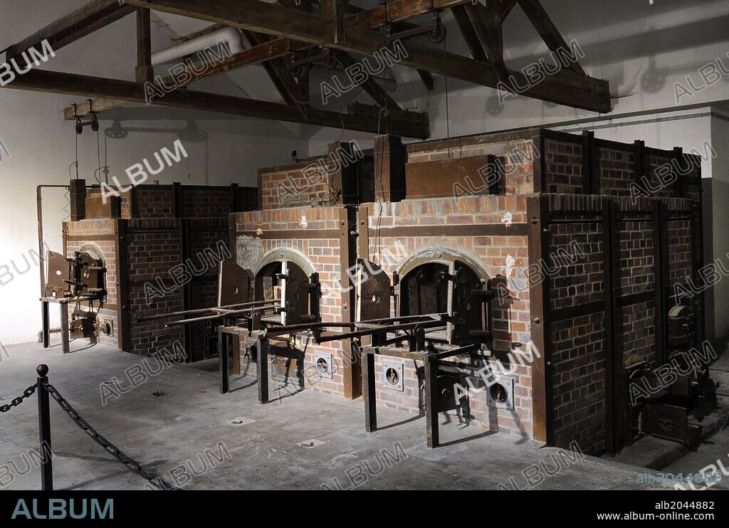 Campo de concentración nazi de Dachau. Actualmente funciona un Memorial y Museo sobre el Holocausto y la persecución política en el Tercer Reich. Hornos crematorios. Alrededores de Dachao. Norte de Múnich. Baviera. Sur de Alemania.