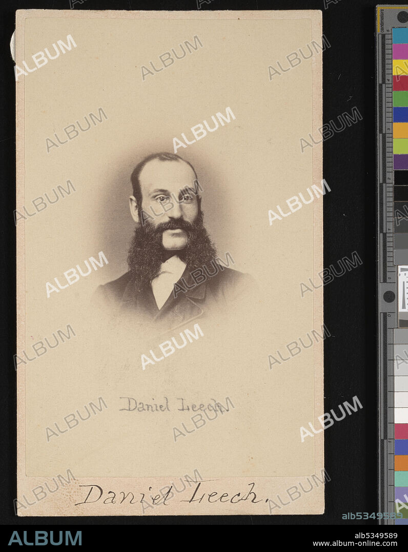 E&M GARRETT. Portrait of Daniel Leech (1841-?), Circa 1860s.