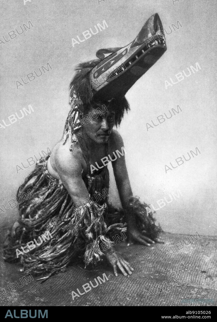 Nootka Wolf Mask in use. The Nootka or Nuu-Chah-Nulth people are a First Nations group whose traditional home is in the Pacific Northwest, on the west coast of Vancouver Island. They are related to the Chinook and Kwakiutl peoples, and the Nootka language is part of the Wakashan group of languages.. The Nootka, and other Pacific Northwest cultures, were famous for their potlatch ceremonies, in which the host would bestow very generous gifts on guests.. The Nootka were among the first people on the Pacific coast north of California to come into contact with Europeans. Competition between Spain and the United Kingdom over "control" of Nootka Sound led to a bitter international dispute around 1790, which was settled when Spain agreed to relinquish its claims to the north Pacific coast. At the time of early contact with European explorers, up until 1830, more than 90 percent of the Nootka were killed by sexually transmitted diseases, malaria, and smallpox, and by cultural turmoil resulting from contact with Westerners.