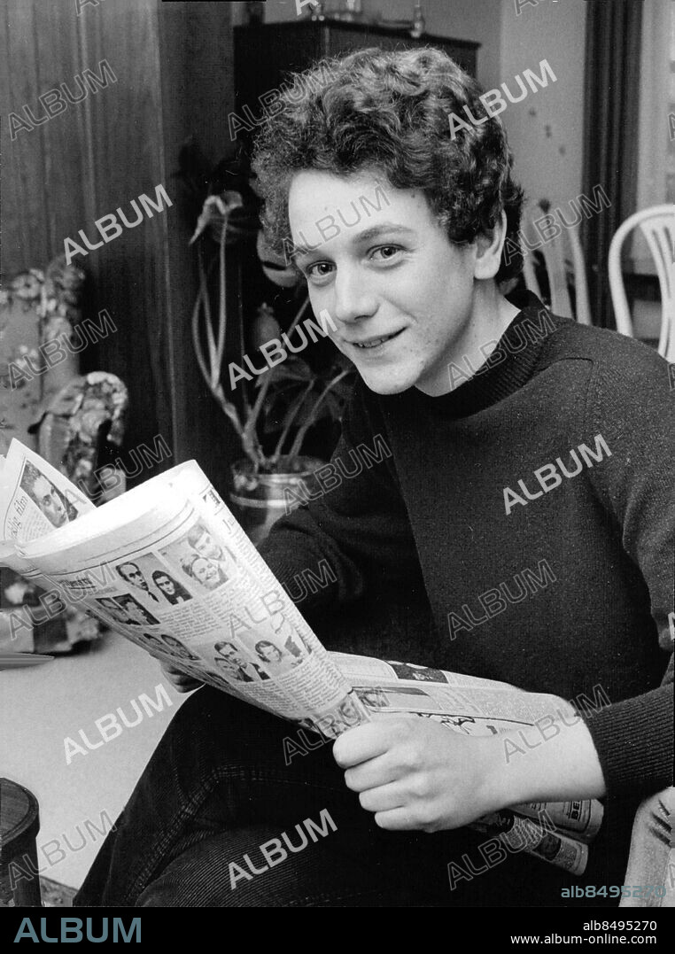 Sollentuna 1969-12-21. Jan Nielsen spelar Harry Munter i Kjell Gredes film med samma namn . Foto: Lennart Nygren / SvD / TT / kod 12014.