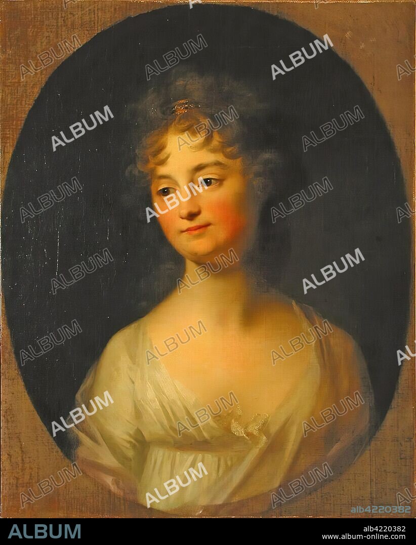 JOHANN FRIEDRICH AUGUST TISCHBEIN. 'Portrait of a Lady'. Germany. Dimensions: 65x52 cm.