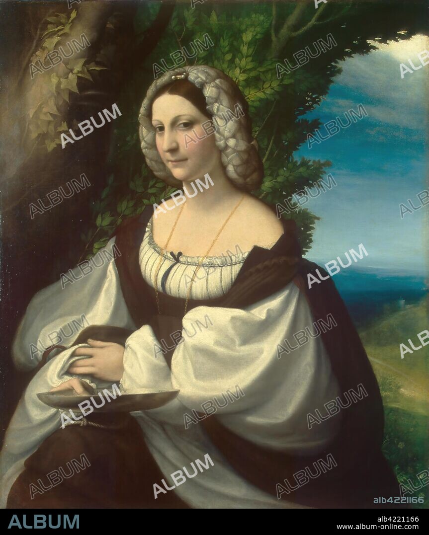 CORREGGIO. 'Portrait of a Lady'. Italy, 1518-1519. Dimensions: 103x87,5 cm.